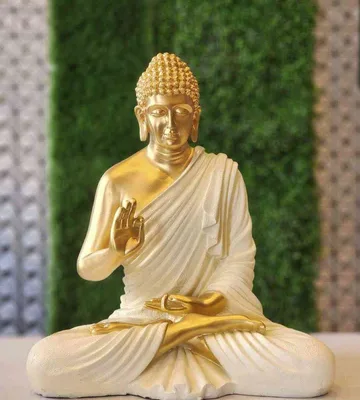 Buddha fiber statue
